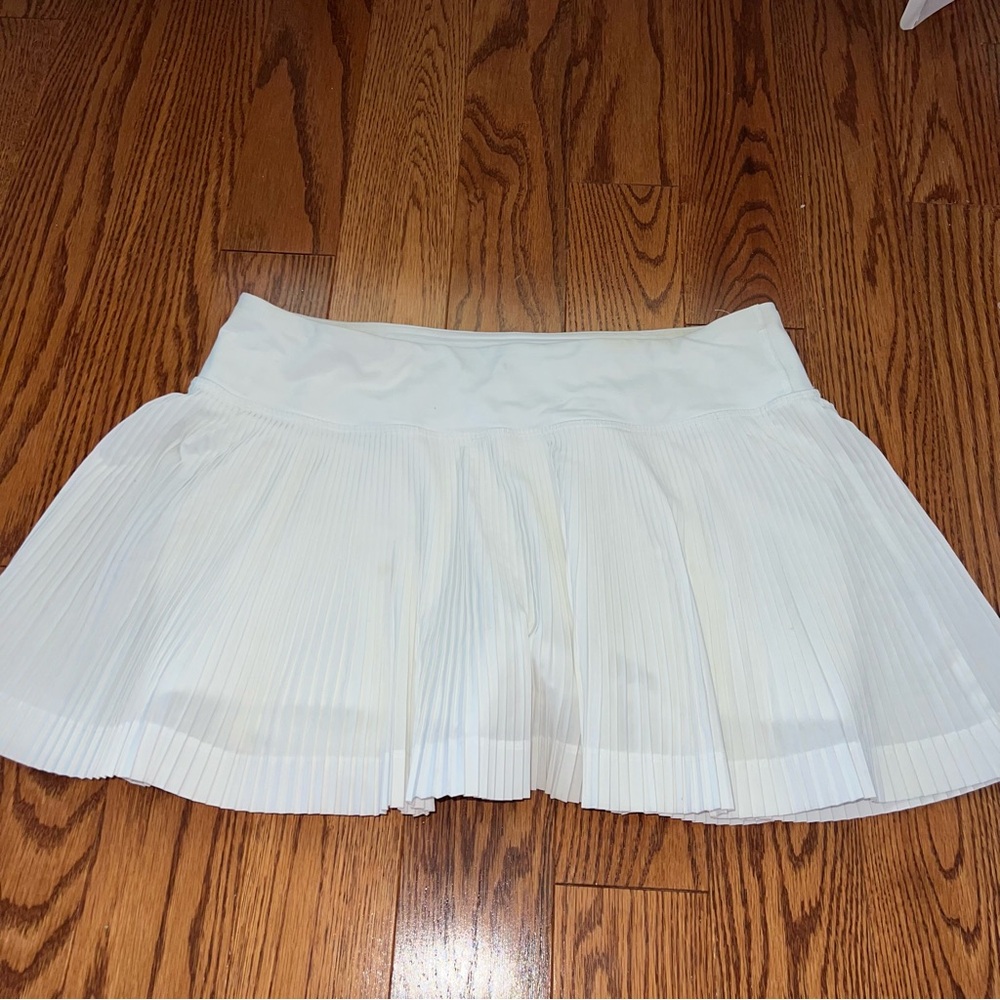 lululemon athletica White Pleated Tennis Skirt